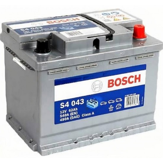 BOSCH AKÜ 12V 62Ah 540A - ÜRETİM YILI 2024