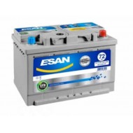 ESAN AKÜ 12V 72Ah 640A - ÜRETİM YILI 2024