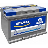 ESAN AKÜ 12V 60Ah 540A - ÜRETİM YILI 2024