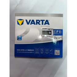 VARTA AKÜ N50 EFB-L1 12V 50Ah 550A - ÜRETİM YILI 2024